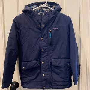 Boys Patagonia Insulated Coat Size Medium (10) Navy